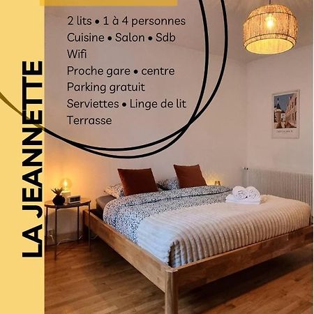 La Jeannette - Proche Gare-Centre, 2 Lits, Terrasse Villa Châteauroux Eksteriør billede