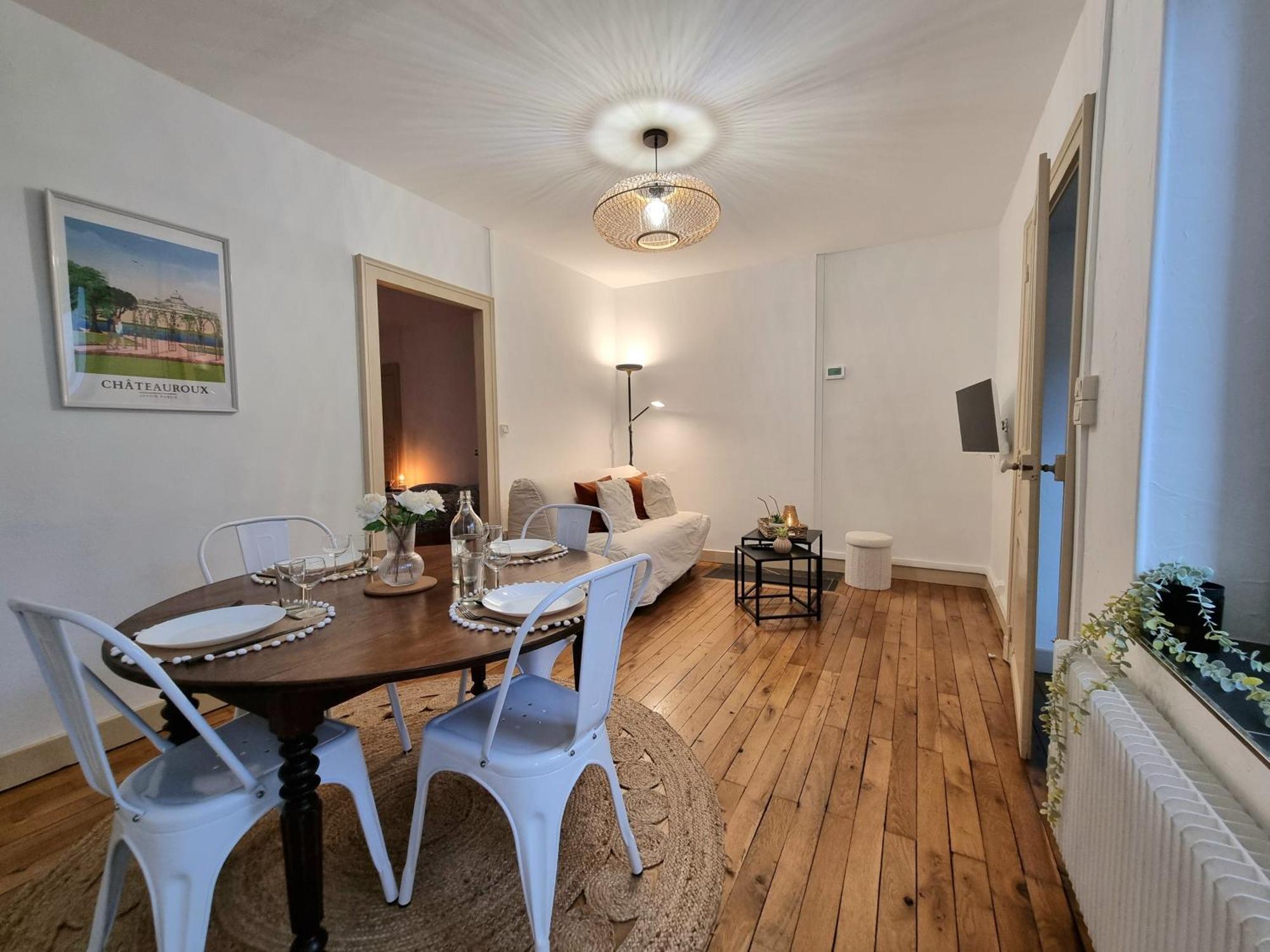 La Jeannette - Proche Gare-Centre, 2 Lits, Terrasse Villa Châteauroux Eksteriør billede